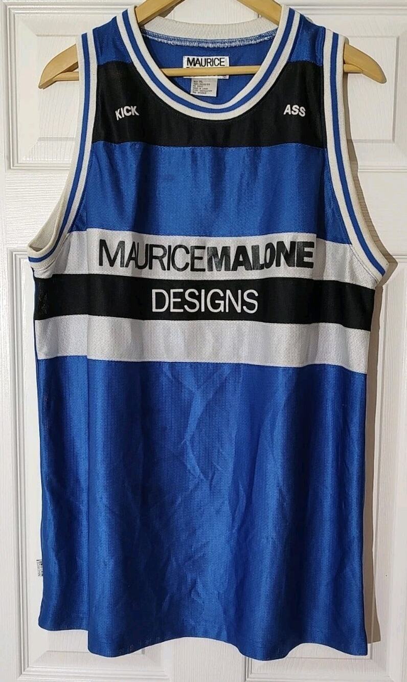 Men's Vintage Y2K Maurice Malone Jersey Tank Hip Hop - XL